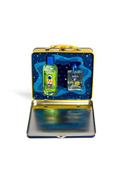 Martinelia مجموعة سبيس للأولاد من الشامبو والعطر في علبة معدنية