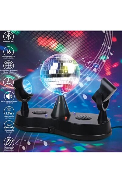 OEM Bluetooth Speaker 10W with Rotating Disco Ball and Multicolor LED