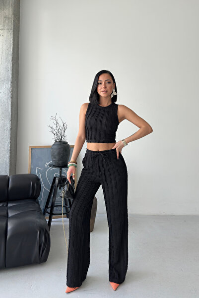 Sorridi Reverse Stitch Halter Neck 2-Piece Set