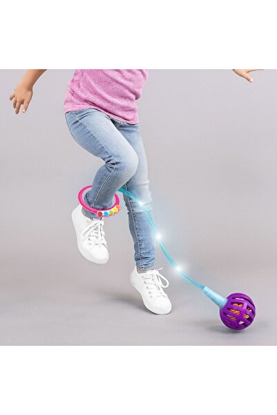 OEM Jucărie pentru sărituri, Turcoaz, Minge LED, 65cm