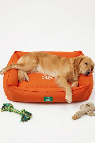 United Colors of Benetton BNT-B2508-A Kedi & Köpek Yatağı Turuncu 60x40 cm