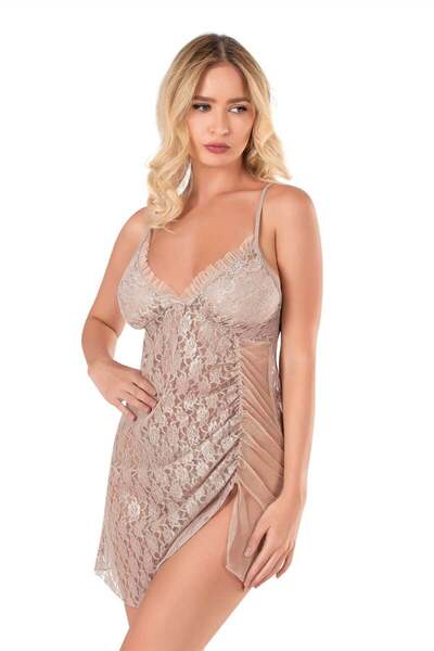 PRIMODA امرأة، حجر، قميص نوم قصير من التول