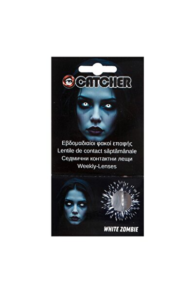 OEM Λευκό Ζόμπι Έγχρωμοι Φακοί Επαφής - 1 ζεύγος