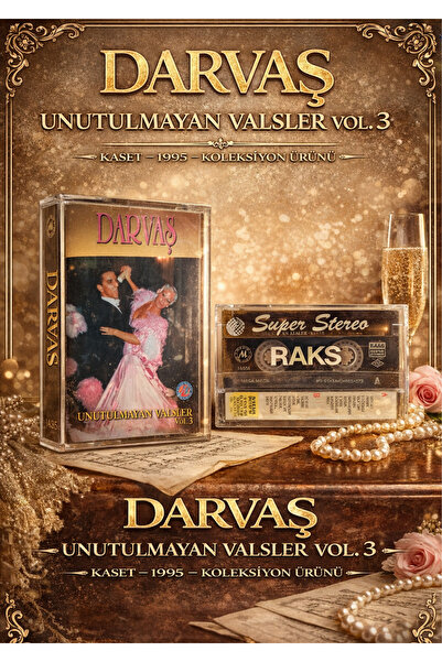 Mega Müzik دارفاش - فالسات لا تُنسى المجلد 3 - كاسيت - 1995 - منتج تجميعي