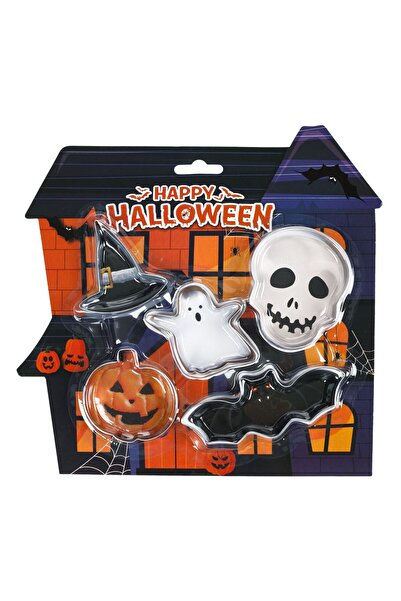 OEM Μεταλλικά κουπάτ μπισκότων με σχέδια Χάλογουιν - 5 τεμάχια