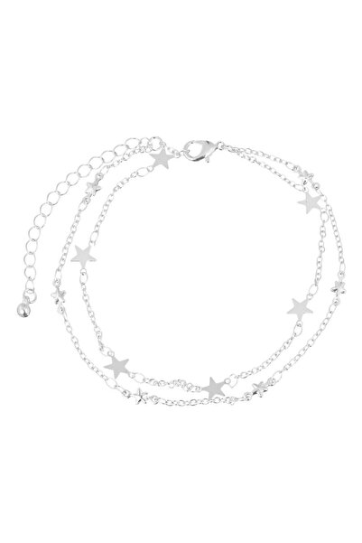 OEM Gold Color Chain Anklets Stars for Women - 2pcs