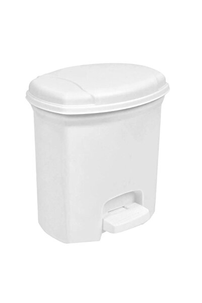 OEM White Plastic Trash Can 7L