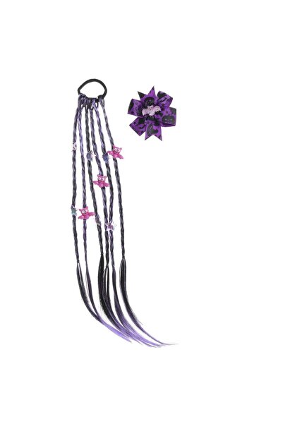 OEM Elastic Par cu Codite & Clips Liliac de Halloween