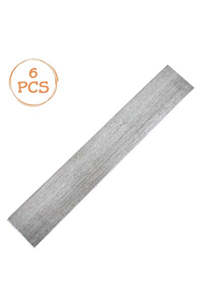 OEM Αυτοκόλλητο δαπέδου PVC σε γκρι απόχρωση ξύλου 91.4x15.2x0.15 εκατοστά - ...