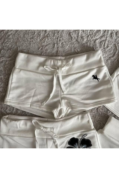 Gofeel Minimal Logo Baskılı Mini Şort