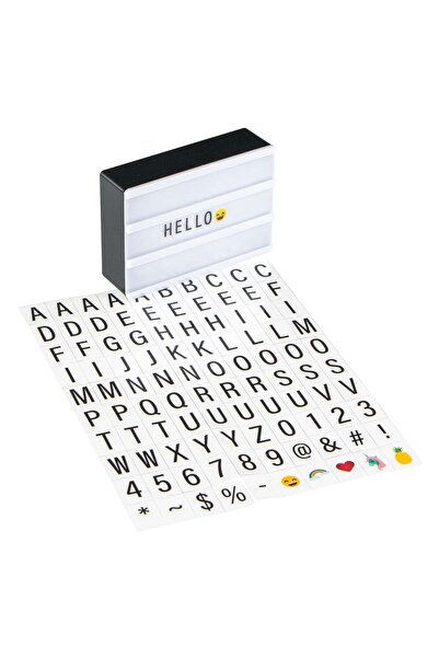 OEM Magnetic Lamp with Letters & 10 LED Bulbs 11x3.2x7.5 centimeters