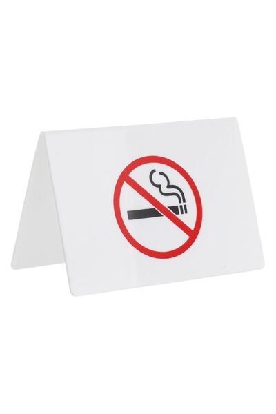 OEM Πλαστική Πινακίδα Καρέκλας/Τραπεζιού  "No Elegant Suit " 9x6.3 εκατοστά