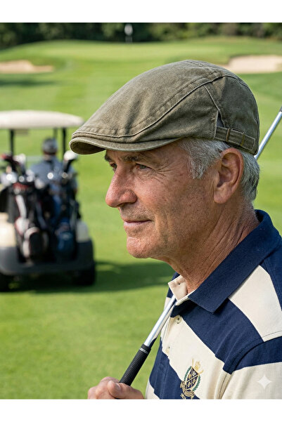 PIECE SIGNATURE 100% Cotton, Adjustable Denim Golf Cap for Women and Men