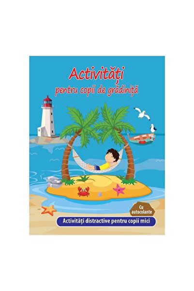 OEM Summer Activity Book for Kindergarten Children & Stickers A4 - 12 Sheets