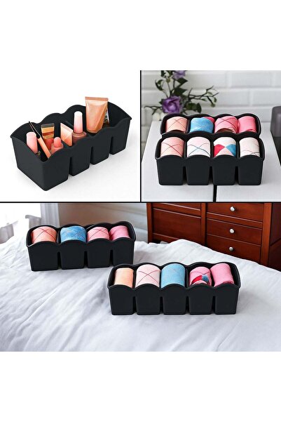 OEM Organizator Antracit cu 5 Compartimente pentru Sertare 25x10,4x7,5 centim...