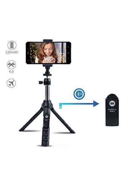 OEM Selfie Stick Premium cu Telecomanda & Trepied 2in1 - 18-82 centimetri