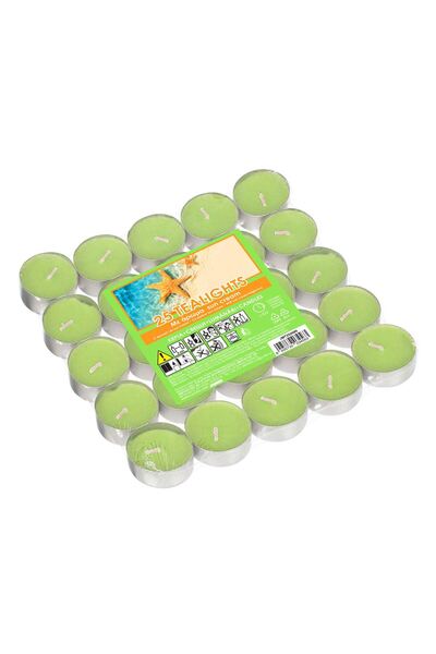 OEM Lumanari Tip Pastila Verde Lime Sun Cream Ø3.5x1.5cm - 25buc