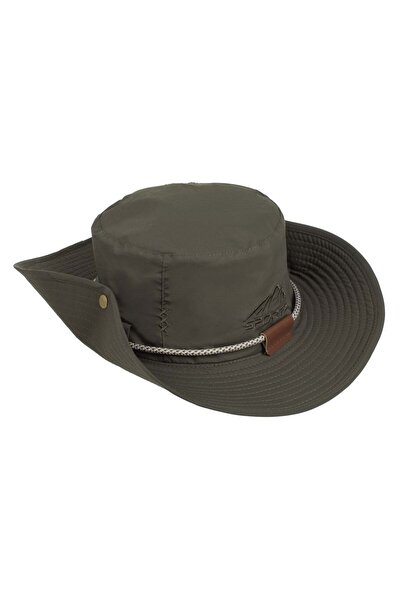 OEM Khaki Bucket Hat with Lace & Embroidered Sports for Men