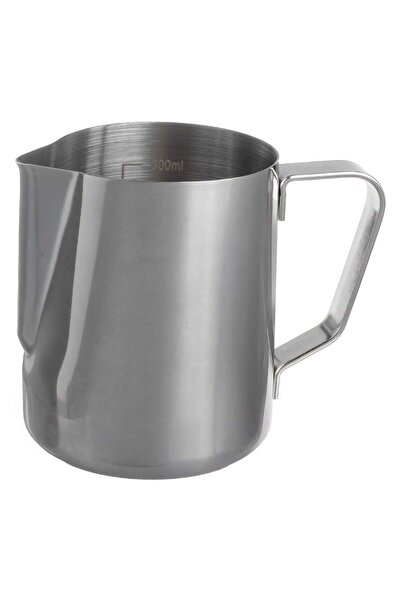 OEM Stainless Steel Milk Jug with Handle & Scale for Frothing Milk 350ml