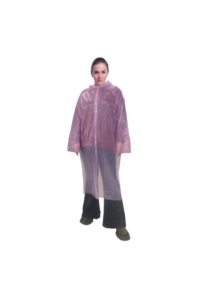 OEM Pelerina de Ploaie Roz de Unica Folosinta pentru Adulti - One Size