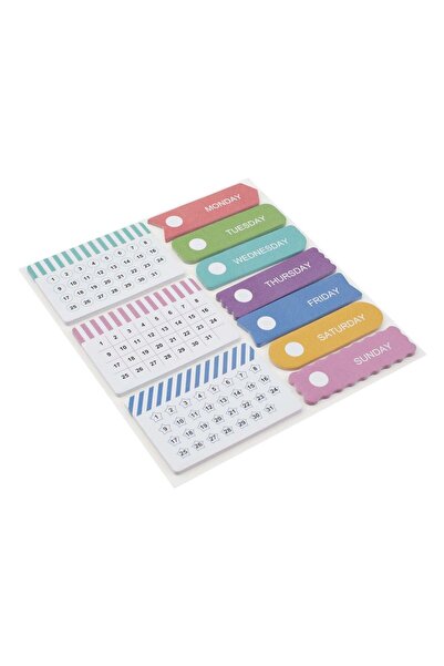 OEM Σετ αυτοκόλλητων σημειωματάριων, Ημερολόγιο & Ευρετήρια Ημερών - 250F