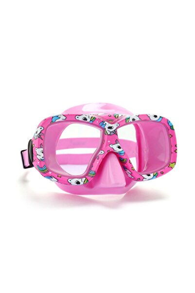 OEM Fuchsia Swimming Mask with Unicorns and Stars for Children 6-12 Years Old