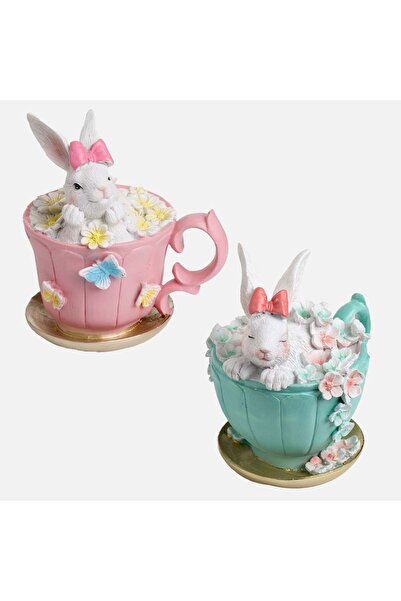 OEM Colorful Easter Decorative Cup with Flowers 14.5 centimeters