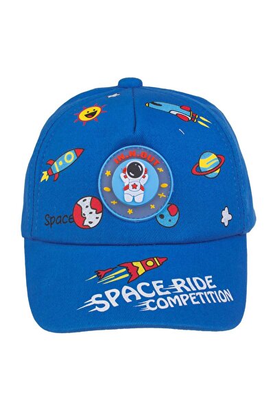 OEM Sapca Albastra cu Model Spatiu & Lumina pentru Bebelusi
