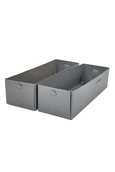 OEM Οργανωτής Συρταριού Γκρι 10.2x30.5x7.6 εκατοστά - 2 τεμάχια
