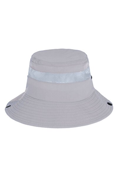OEM Palarie de Tip ”Bucket” Gri cu Plasa & Capsa pentru Copii