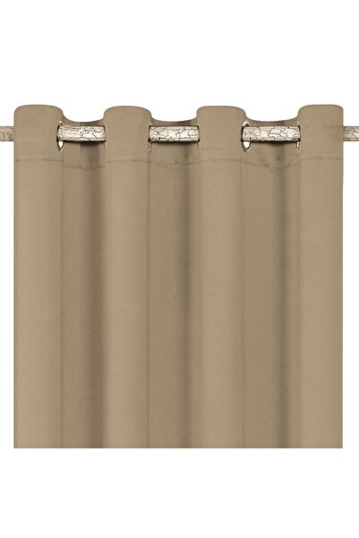 OEM Draperie Decorativa Taupe cu Inele 140x260cm