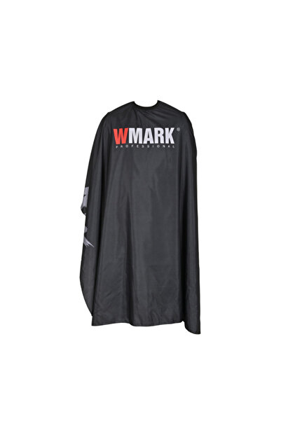Wmark Professional Barber Cape E01 - Waterproof, Black