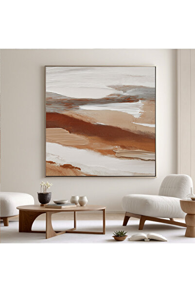 lawhat Abstract Painting Inspired by the Tranquility of Nature and the Warm S...