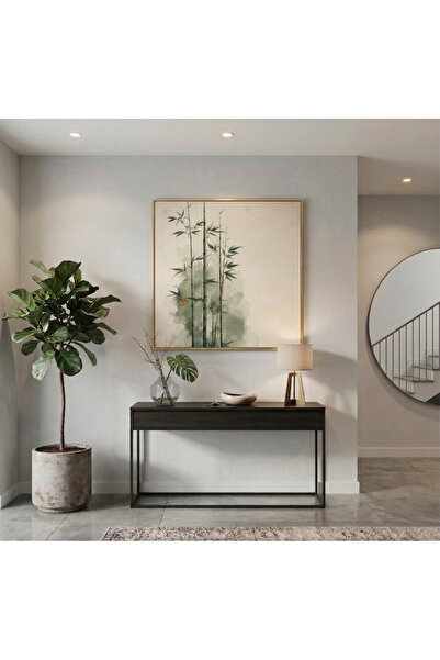 lawhat لوحة فنية هدوء الخيزران" أو "توازن الطبيعة"