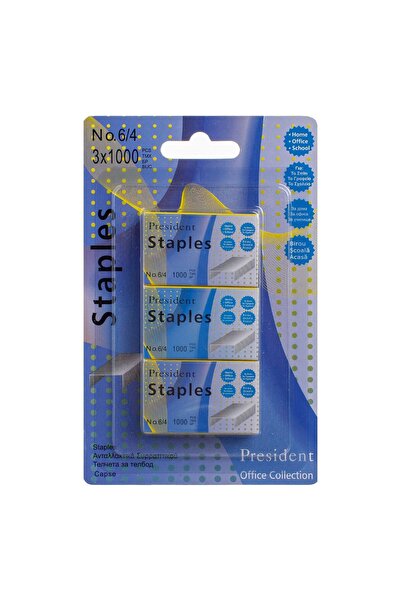 OEM Silver Staples N. 6/4 - 3000pcs