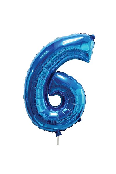 OEM Balon Petrecere din Folie Bleu Metalizat Nr.6 - 60cm