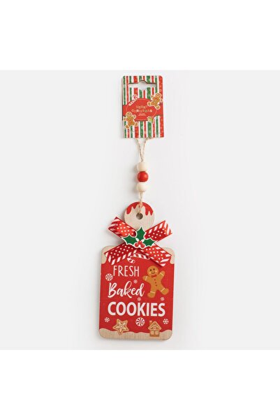 OEM Κόκκινο Χριστουγεννιάτικο Στολίδι Ανθρωπάκι Τζίντζερμπρεντ 8x15εκ.