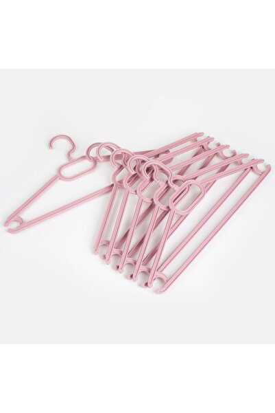 OEM Pink Plastic Hangers 41x21cm - 6pcs