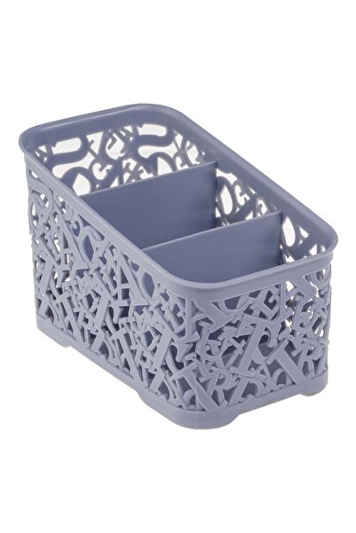 OEM Γκρι πλαστική θήκη στυλό με 3 θήκες 18.6x11x11.6 εκατοστά