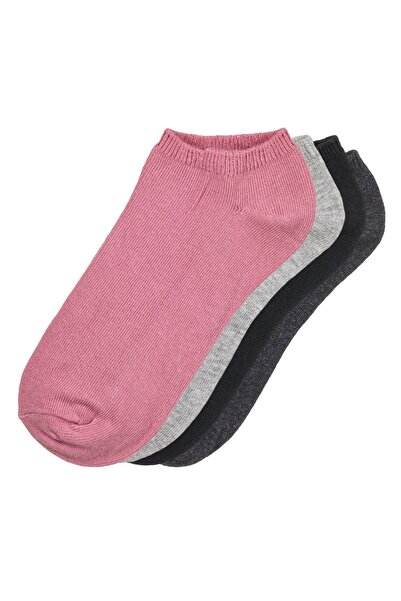 OEM Colorful Short Socks for Girls - 4 pairs 38-40