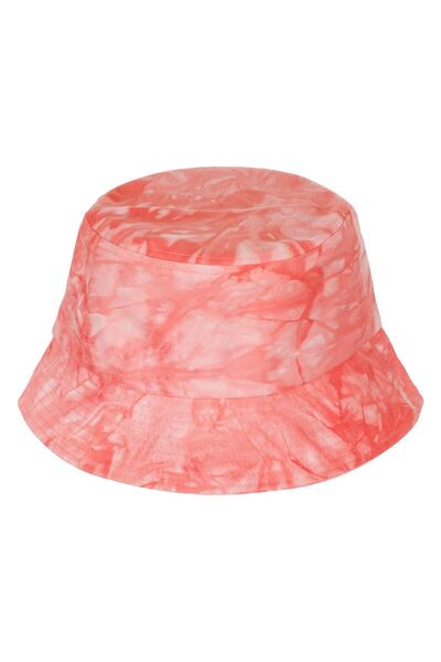 OEM Palarie din Bumbac de Tip ”Bucket” Tie Dye Corai pentru Femei