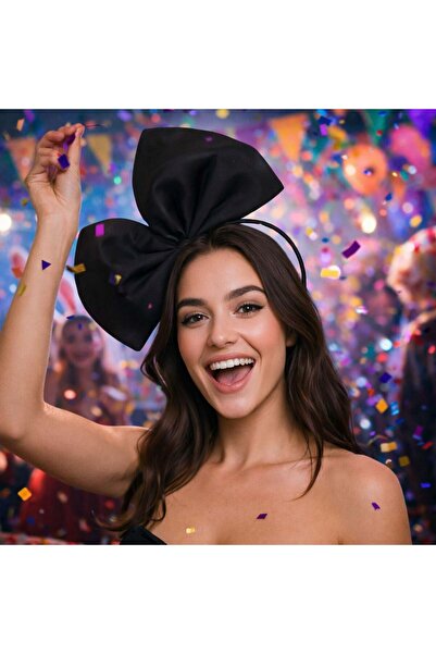 OEM Στέκα μεταμφίεσης με μαύρο σατέν φιόγκο