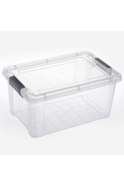 OEM Διαφανές Πλαστικό Κουτί Αποθήκευσης με Καπάκι και Λαβές 5L