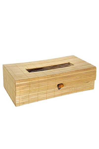 OEM Bamboo Napkin Holder 26x14x9cm