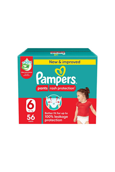 Pampers Pants Box Size 6 Diapers, 56 count