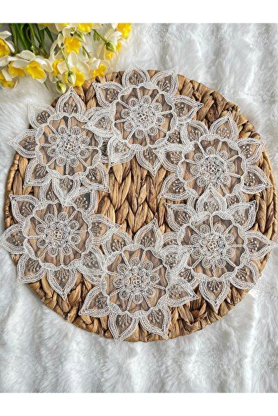 KUMSAL ÇEYİZ 6 Adet Sunumluk,Kahve Sunum Peçetesi,Sunum Peçetesi,Kahve Peçetesi