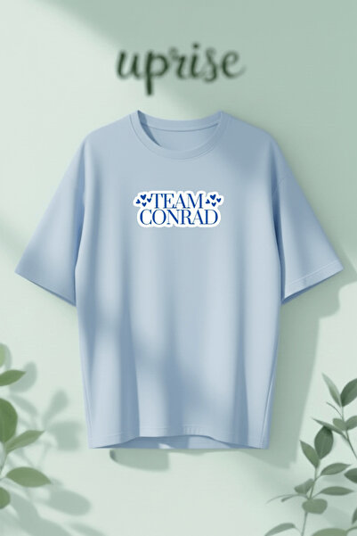Vordevia Tricou supradimensionat din bumbac imprimat Team Conrad Connie Boy
