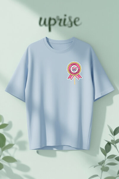 Vordevia Μην Παραμενείτε Πολύ Πανικοβλημένοι Μπλουζάκι Oversize από Βαμβάκι μ...