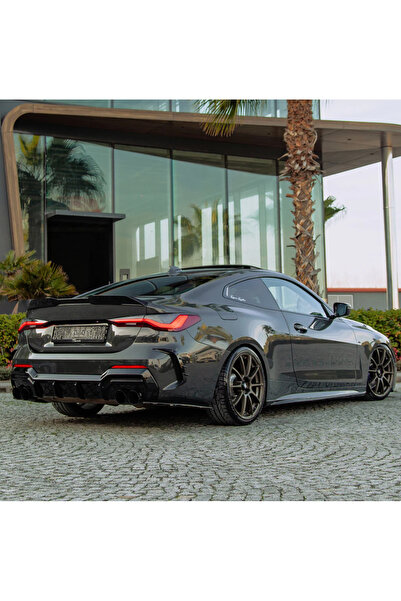 TMZ Garage BMW 4 Serisi G22 Coupe 2020+ Arka Difüzör M Paket Uyumlu Piano Bla...