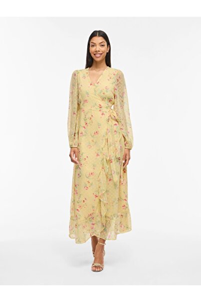 VILA Maxikleid Langarm